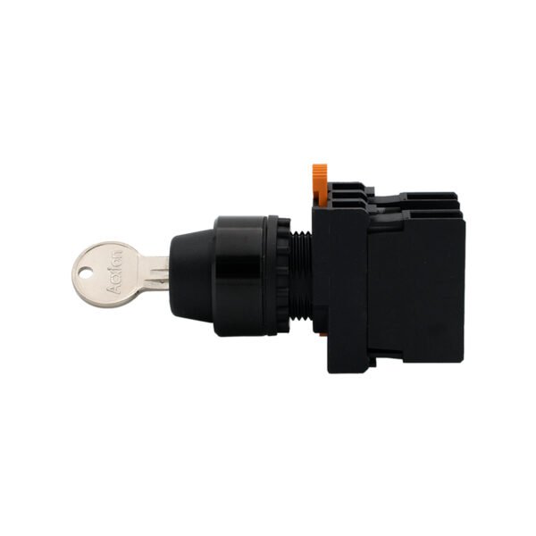 1NO1NC Two-Position Right-Momentary 45° Key Selector Switch