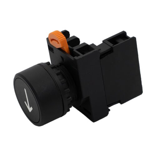 1NO Momentary Push Button Switch with ↓ Down Arrow Symbol