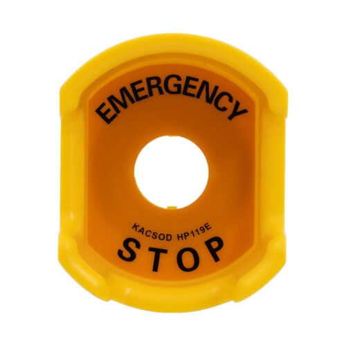 Ø40 Emergency Stop Button Protective Cover with Warning Plate
