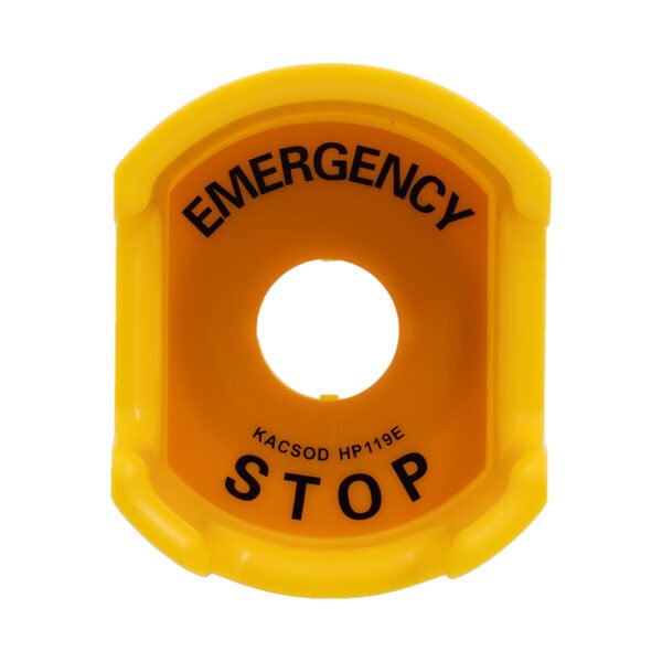 Ø40 Emergency Stop Button Protective Cover with Warning Plate