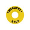 Emergency Stop Button Sign