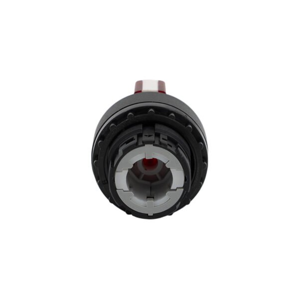 Cabeça de interrutor seletor rotativo de 45° esquerda-direita com fecho de duas posições iluminado