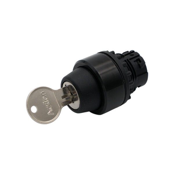 Three-Position Dual-Latching Key Selector Switch Head