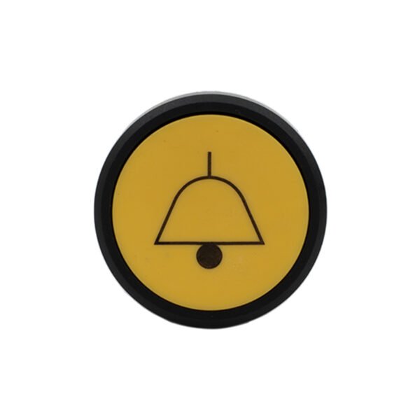 Momentary Push Button Switch Head with Alarm Symbol