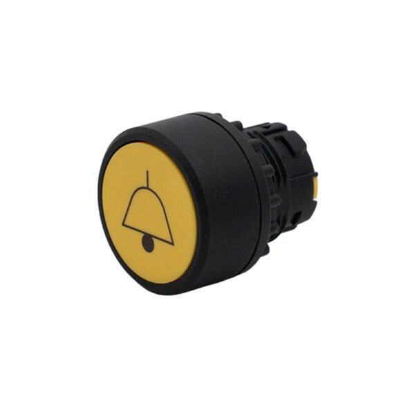 Momentary Push Button Switch Head with Alarm Symbol