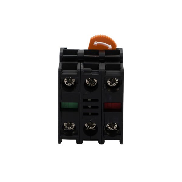 1NO1NC Illuminated Momentary Raised Head Push Button Switch, AC/DC 24V