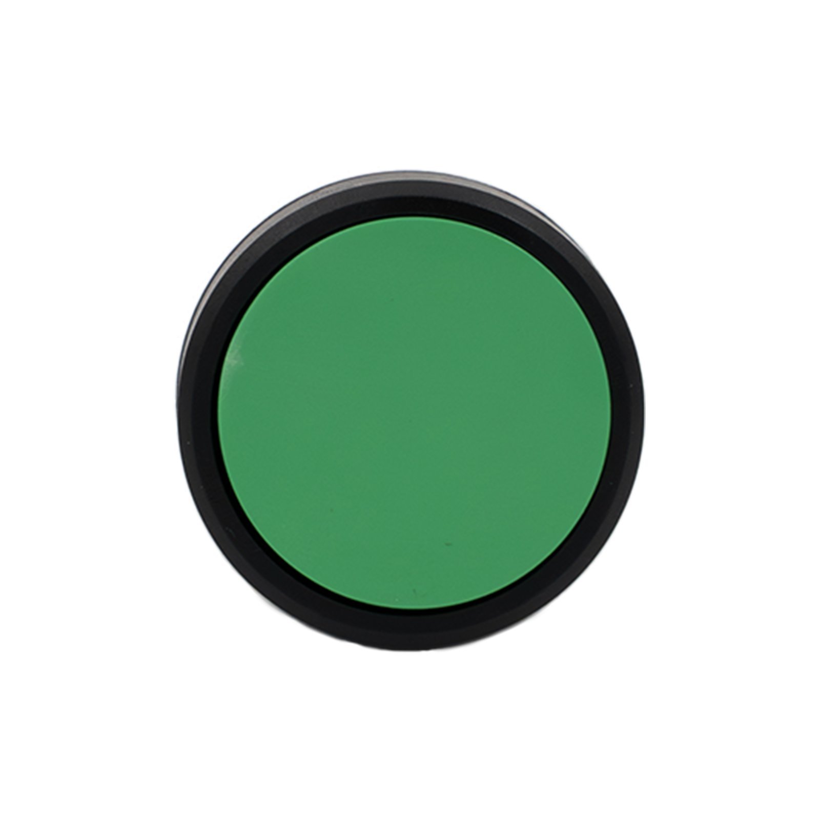 ACXION momentary flat head push button switch, front view for incoming inspection